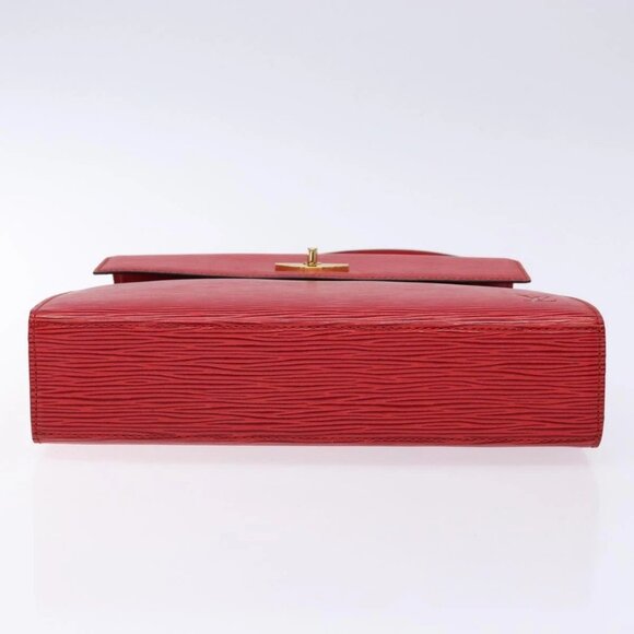 LOUIS VUITTON Epi Malesherbes Hand Bag Red M52377 LV Auth 137028 - Picture 7 of 16